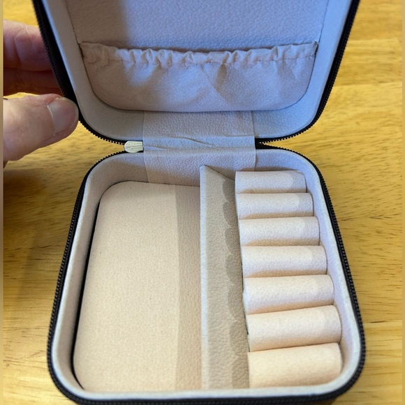 Jewelry Travel Case in Brown Check - Picture 8 of 8